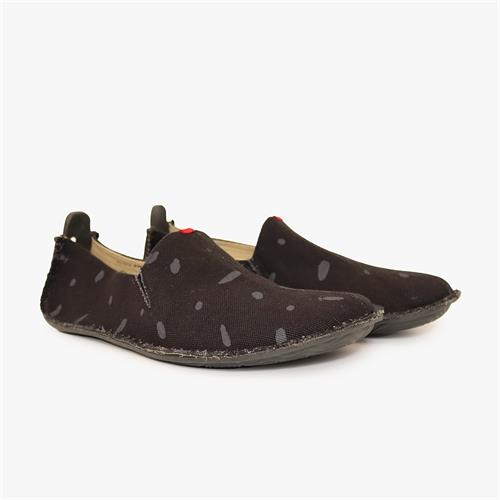 Vivobarefoot ABABA CANVAS SWIPE Slip On Férfi Fekete | vivo-26043