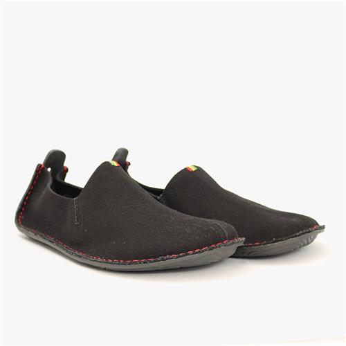 Vivobarefoot ABABA CANVAS Slip On Női Fekete | vivo-28574