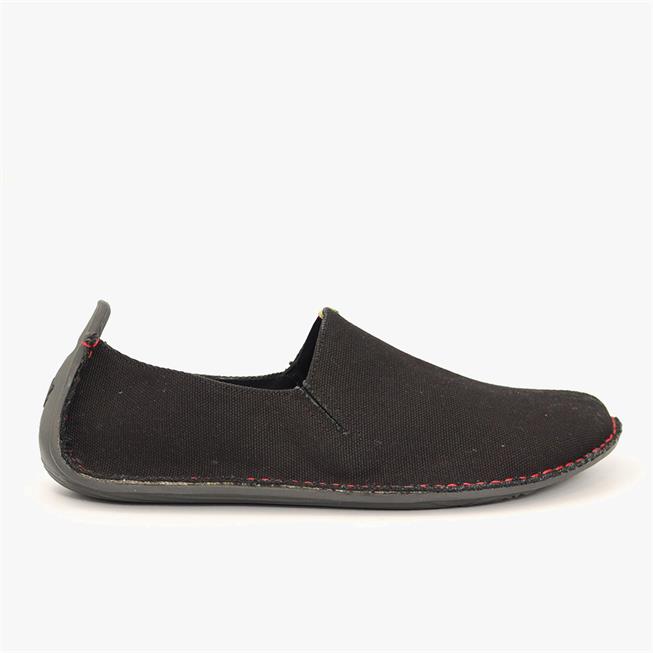 Vivobarefoot ABABA CANVAS Slip On Női Fekete | vivo-28574