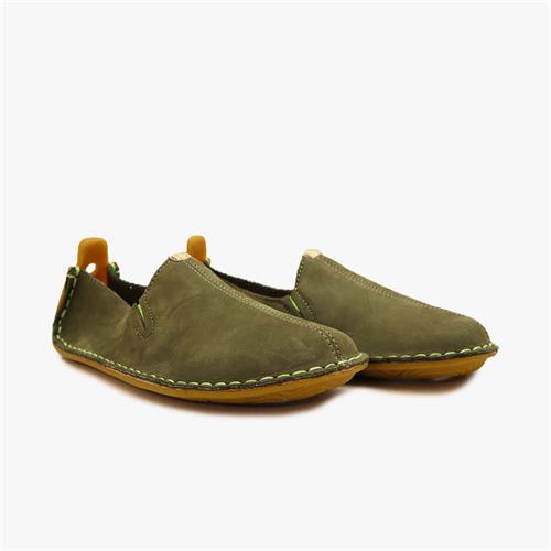 Vivobarefoot ABABA Slip On Gyerek Brown/Green | vivo-10928