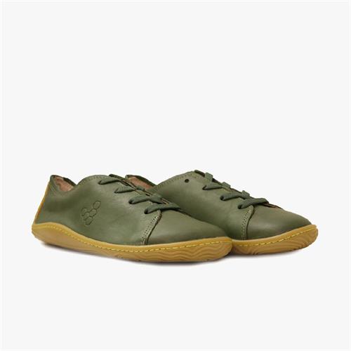 Vivobarefoot ADDIS JUNIOR Tornacipő Gyerek Brown/Green | vivo-19876