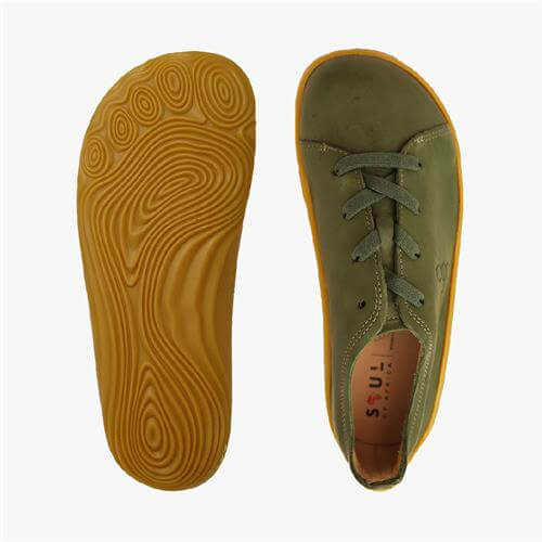 Vivobarefoot ADDIS JUNIOR Tornacipő Gyerek Brown/Green | vivo-19876