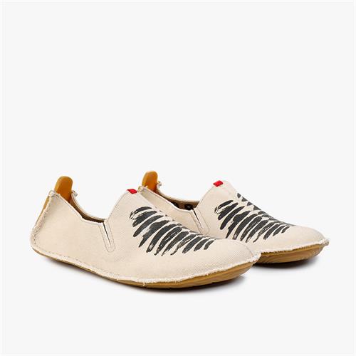 Vivobarefoot Ababa Vászon Birdie Slip On Férfi Bézs | vivo-89263