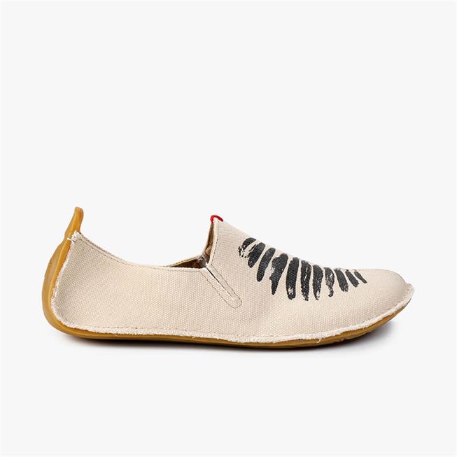 Vivobarefoot Ababa Vászon Birdie Slip On Férfi Bézs | vivo-89263