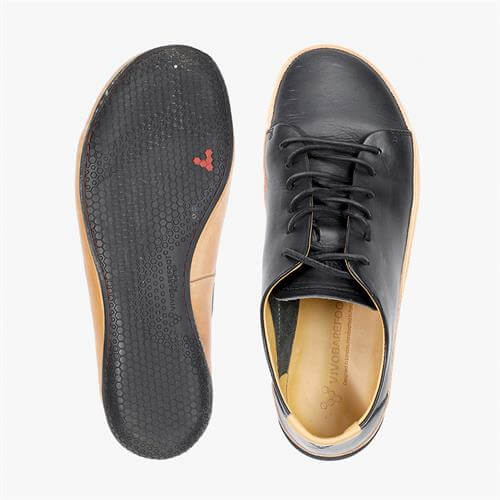 Vivobarefoot BANNISTER Teniszcipő Férfi Fekete | vivo-96302