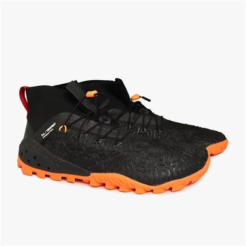 Vivobarefoot ESC TEMPEST Trail Cipők Férfi Obsidian/Orange | vivo-07952