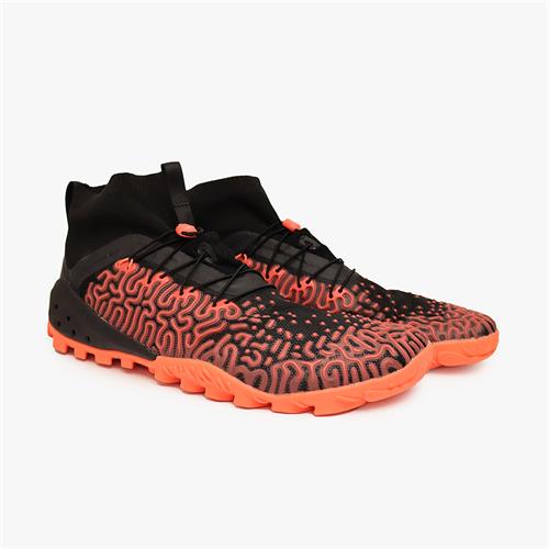 Vivobarefoot ESC TEMPEST Trail Cipők Férfi Black/Coral | vivo-53784