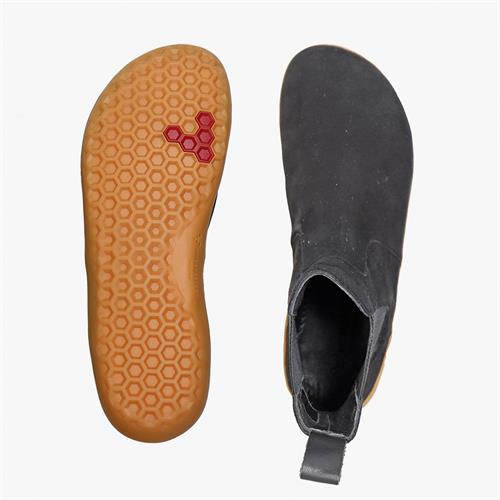 Vivobarefoot FULHAM Chelsea Csizma Női Obszidián | vivo-76324