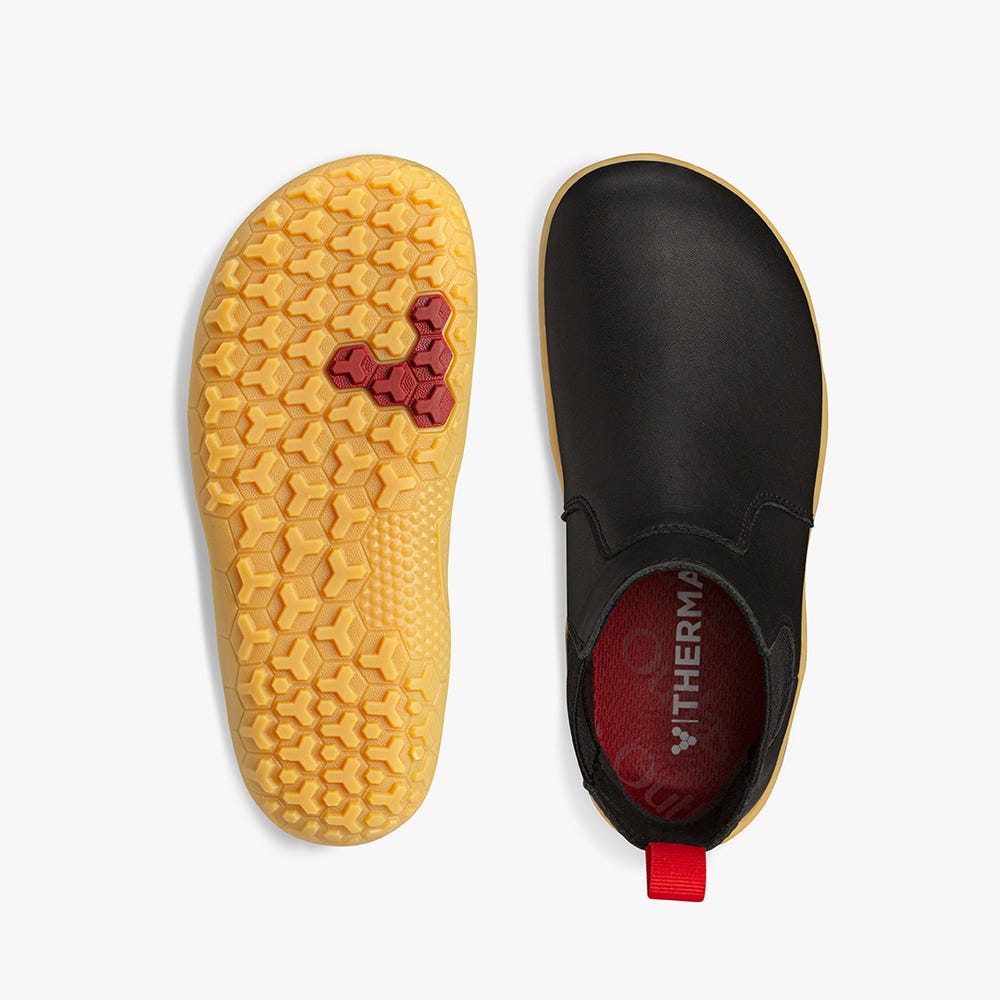 Vivobarefoot Fulham II Bakancs Gyerek Obszidián | vivo-86790