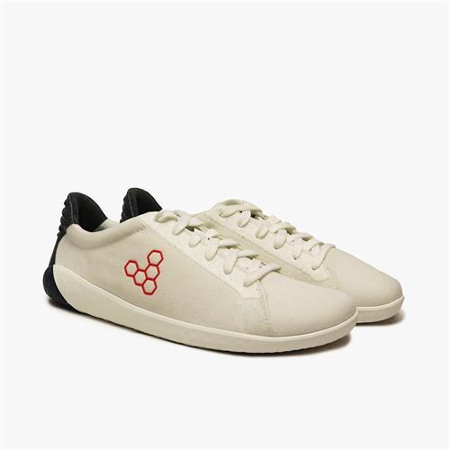 Vivobarefoot GEO COURT ECO Tornacipő Férfi White/Navy/Red | vivo-61087