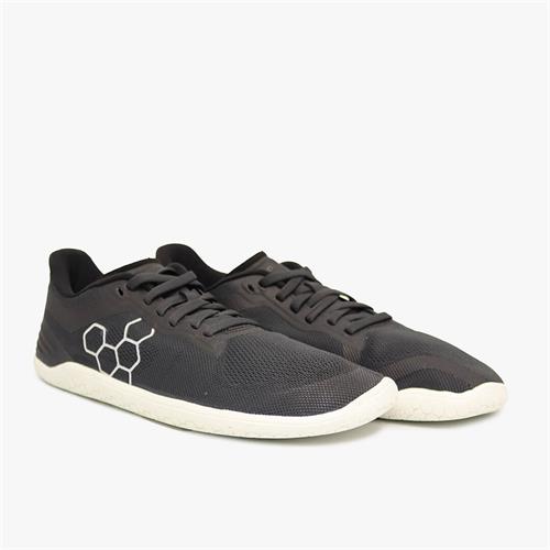 Vivobarefoot GEO RACER Tornacipő Férfi Obsidian/White | vivo-01479