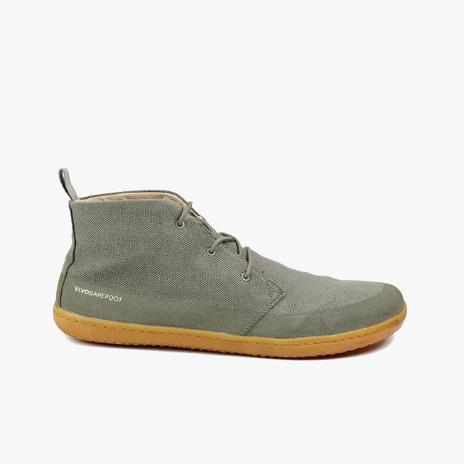 Vivobarefoot GOBI II HEMP Téli Bakancs Férfi Zöld | vivo-14967