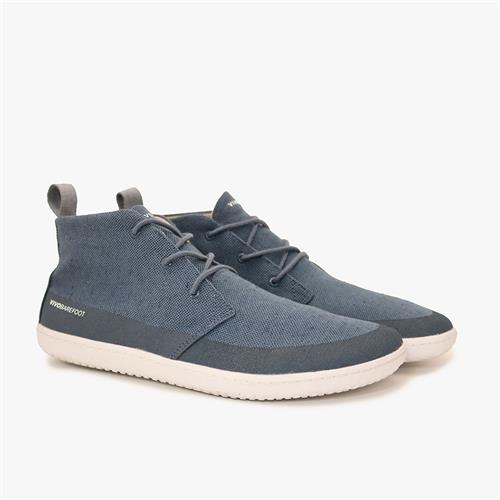 Vivobarefoot GOBI II HEMP Téli Bakancs Férfi Kék | vivo-20359