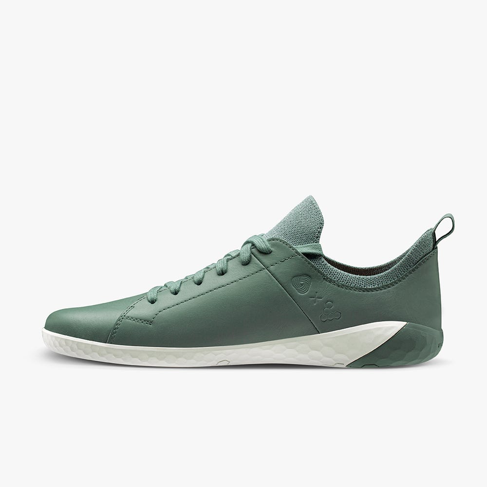 Vivobarefoot Geo Court Knit Tornacipő Férfi Zöld | vivo-19038