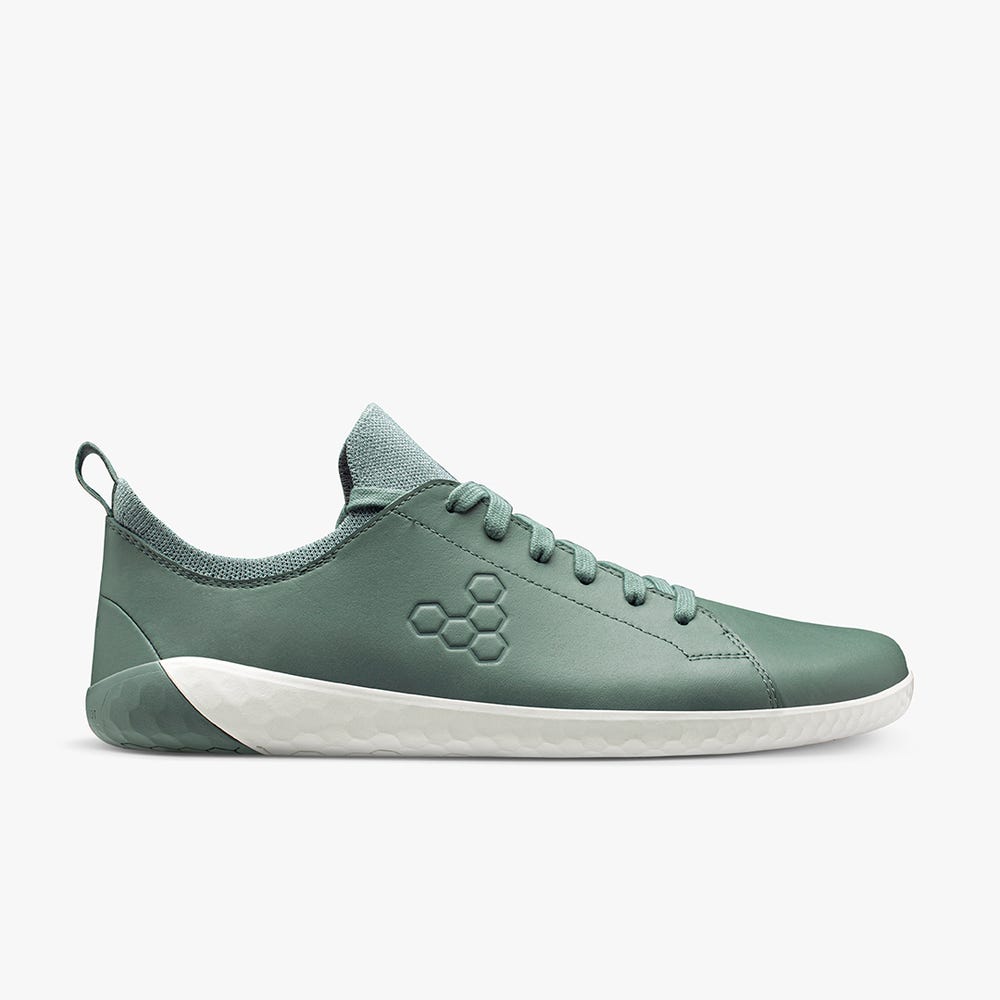 Vivobarefoot Geo Court Knit Tornacipő Férfi Zöld | vivo-19038