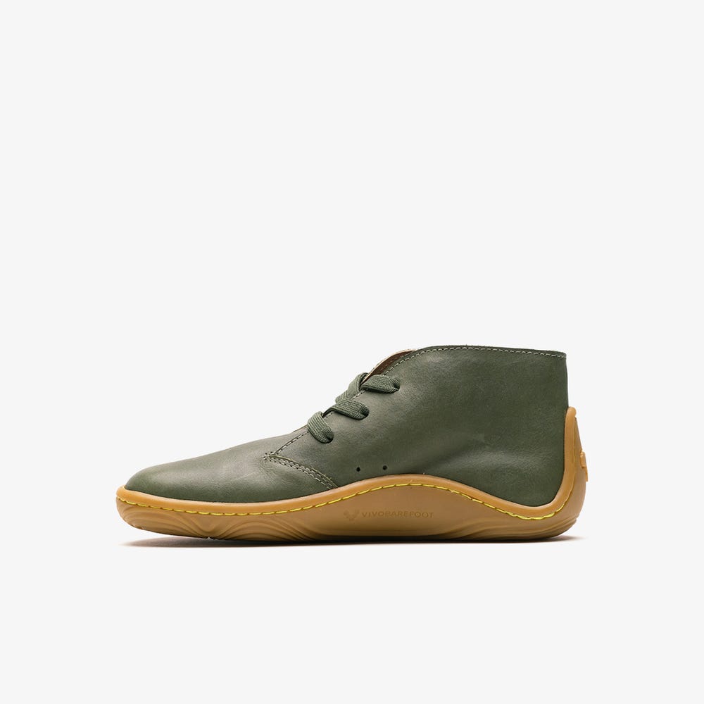 Vivobarefoot Gobi Addis Téli Bakancs Gyerek Zöld | vivo-41563