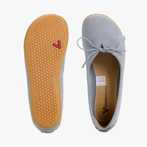 Vivobarefoot JING JING LACE ECO Balettcipők Női Kék | vivo-14253