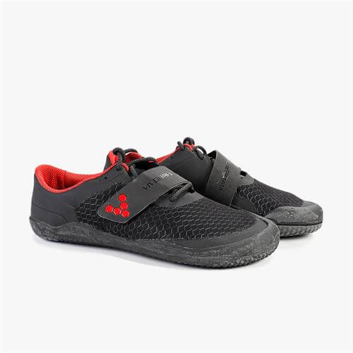 Vivobarefoot MOTUS Sportcipő Női Black/Red | vivo-27309