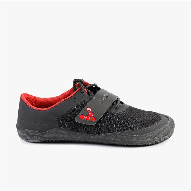 Vivobarefoot MOTUS Sportcipő Női Black/Red | vivo-27309