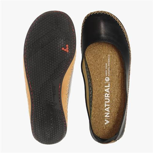 Vivobarefoot OPANKA PUMP Slip On Női Fekete | vivo-27391