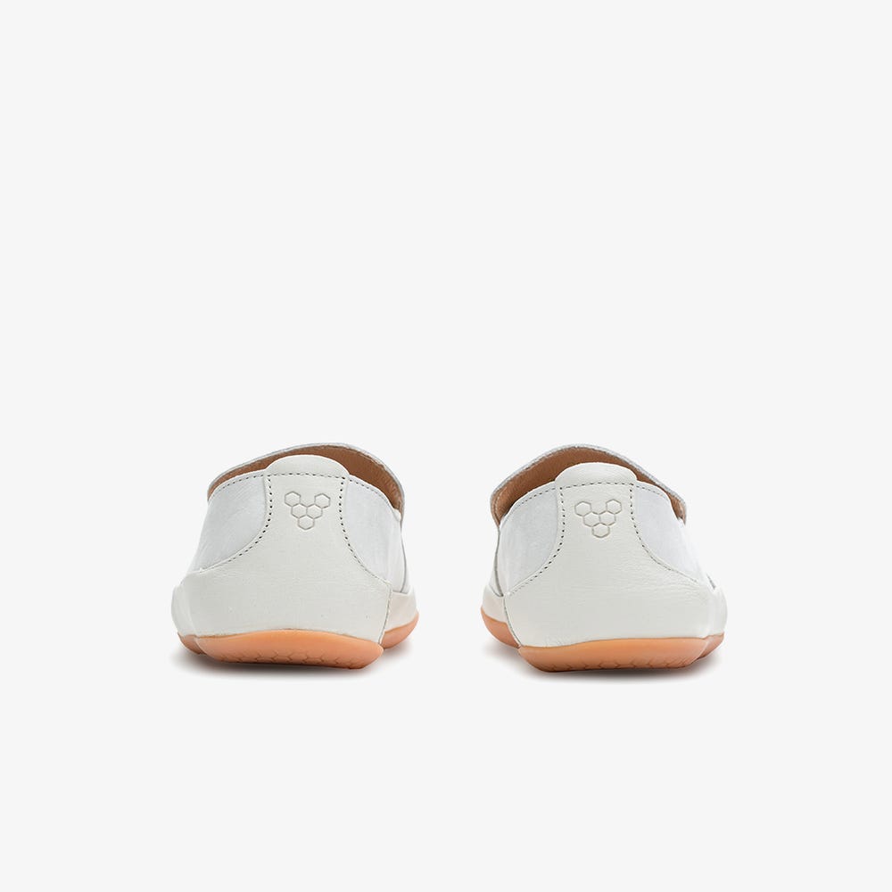 Vivobarefoot Opanka Slip On Férfi Fehér | vivo-67201