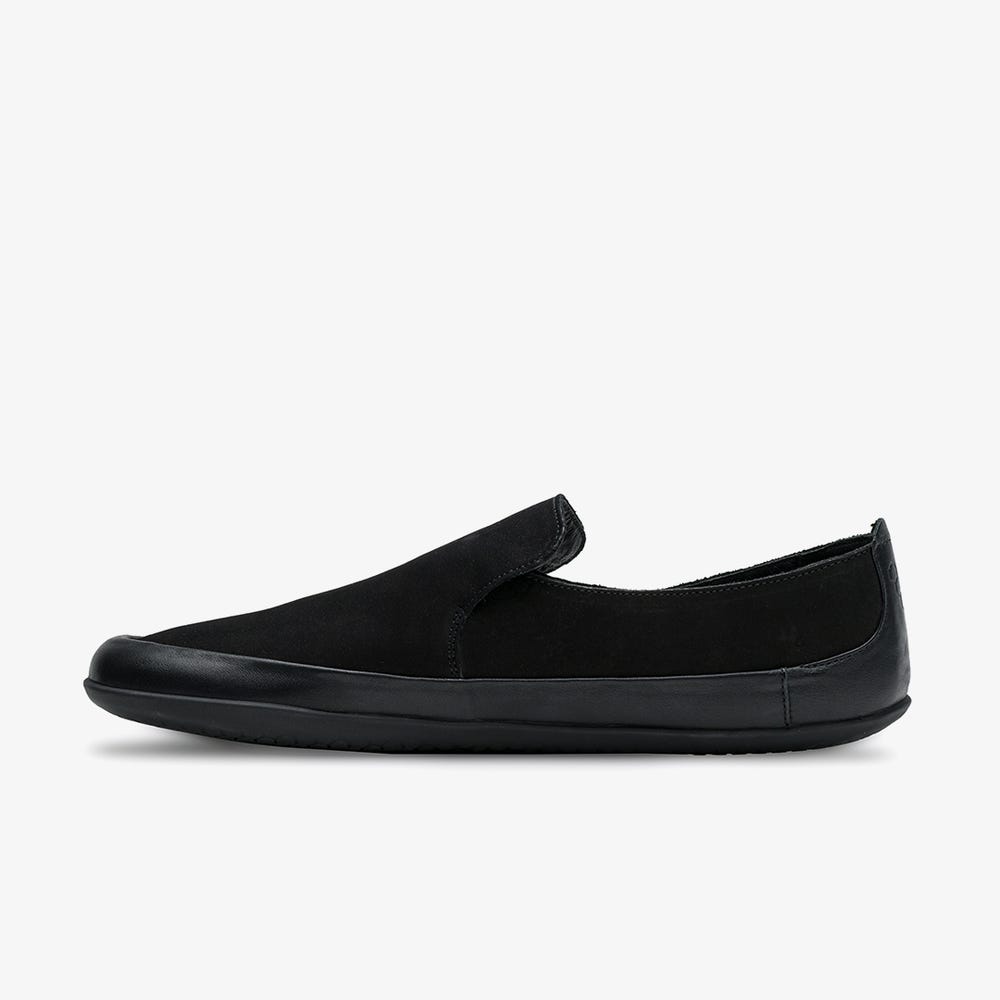 Vivobarefoot Opanka Slip On Férfi Fekete | vivo-03786