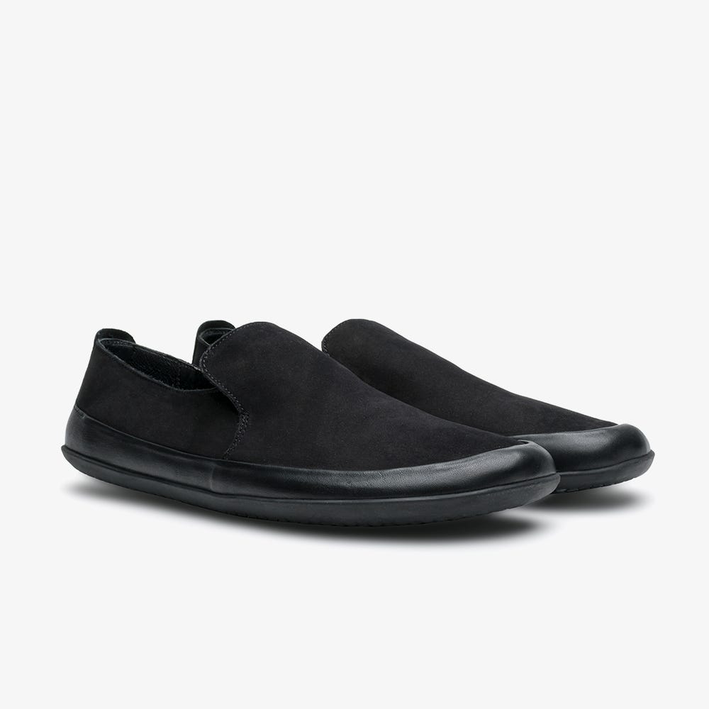 Vivobarefoot Opanka Slip On Férfi Fekete | vivo-03786