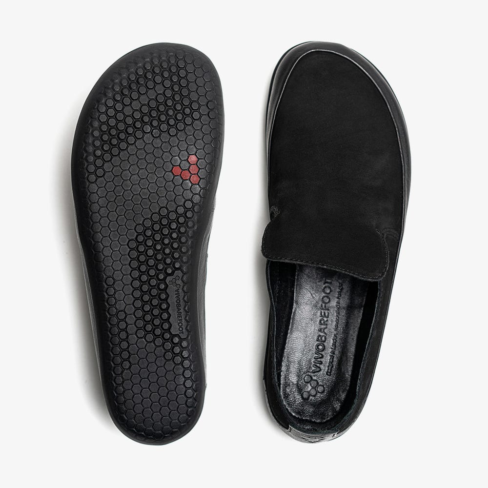 Vivobarefoot Opanka Slip On Női Fekete | vivo-83174