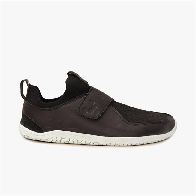 Vivobarefoot PRIMUS KNIT EZ Tornacipő Férfi Obszidián | vivo-06187