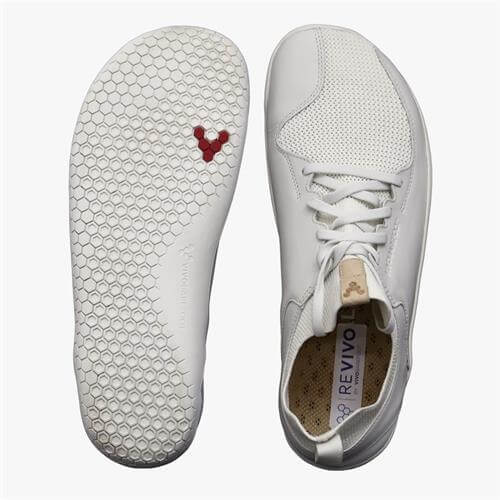 Vivobarefoot PRIMUS KNIT LUX Tornacipő Női Fehér | vivo-72430