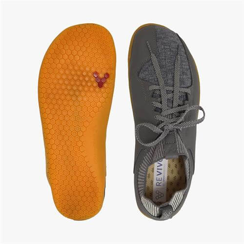 Vivobarefoot PRIMUS KNIT WMK Utcai Cipő Férfi Mélyszürke | vivo-98214