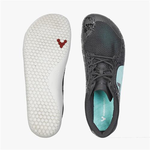 Vivobarefoot PRIMUS LITE Futócipő Férfi Black/Mint/Green | vivo-56943