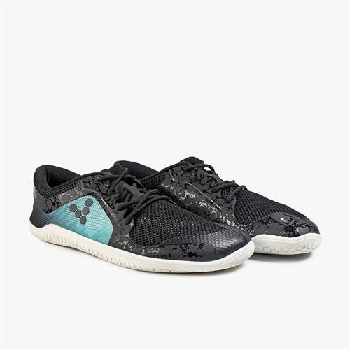 Vivobarefoot PRIMUS LITE Futócipő Női Black/Mint/Green | vivo-26583