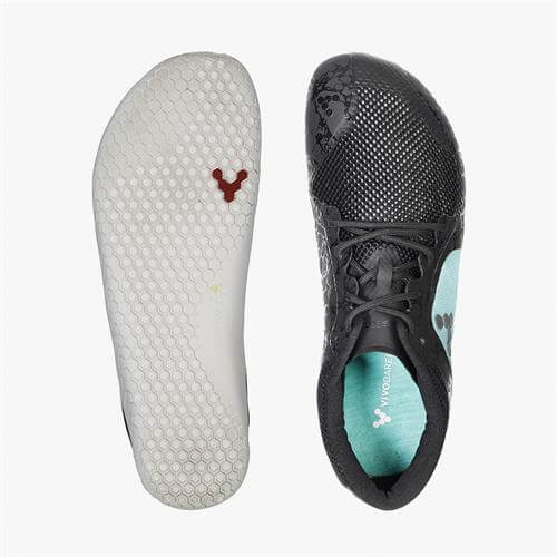 Vivobarefoot PRIMUS LITE Futócipő Női Black/Mint/Green | vivo-26583