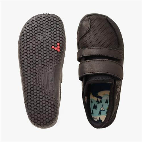 Vivobarefoot PRIMUS SCHOOL Iskola Cipők Gyerek Fekete | vivo-16047