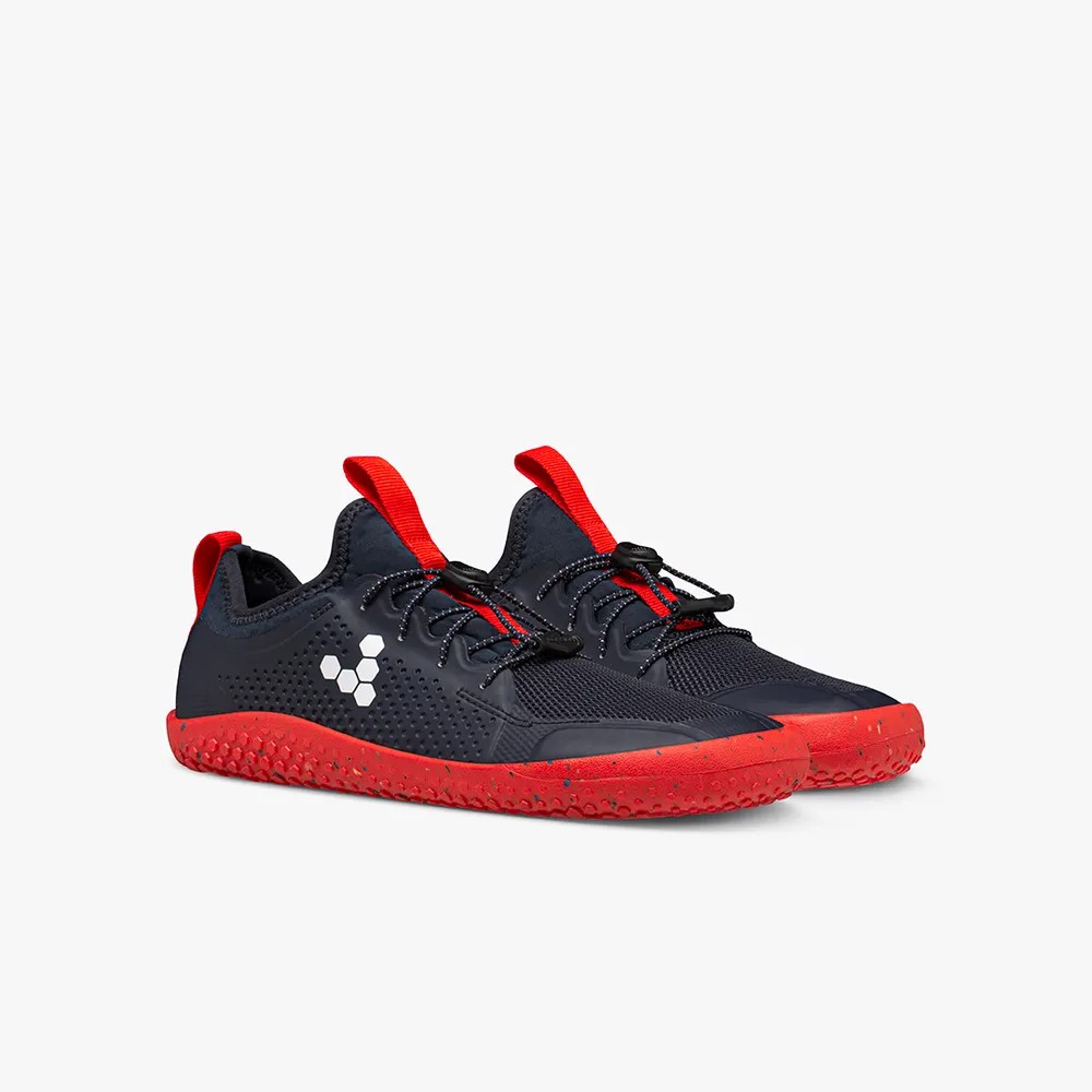 Vivobarefoot PRIMUS SPORT II JUNIORS Tornacipő Gyerek Black/Red | vivo-92174