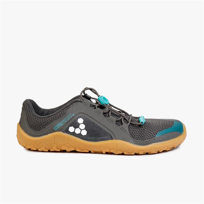 Vivobarefoot PRIMUS TRAIL FG Trail Cipők Női Grey/Mint | vivo-05127