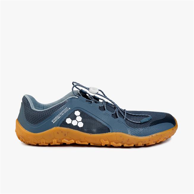 Vivobarefoot PRIMUS TRAIL FG Trail Cipők Férfi Kék | vivo-29743