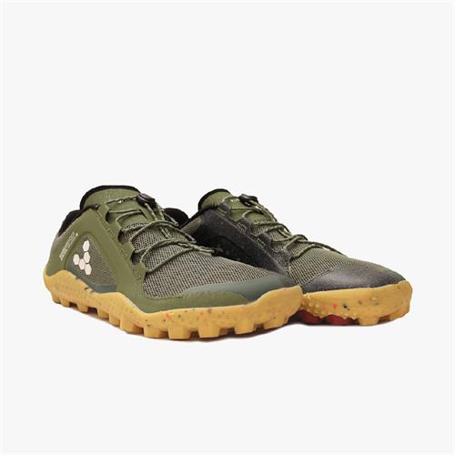 Vivobarefoot PRIMUS TRAIL II SG Trail Cipők Női Brown/Green | vivo-42803