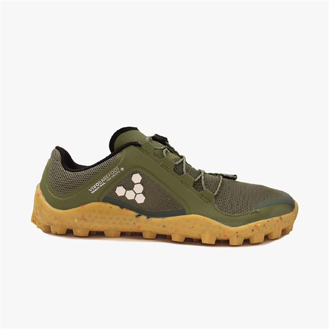 Vivobarefoot PRIMUS TRAIL II SG Trail Cipők Női Brown/Green | vivo-42803