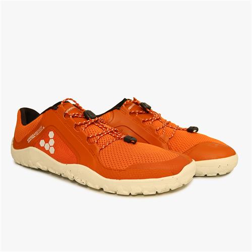 Vivobarefoot PRIMUS TRAIL RECYCLED FG Trail Cipők Férfi Narancssárga | vivo-67852