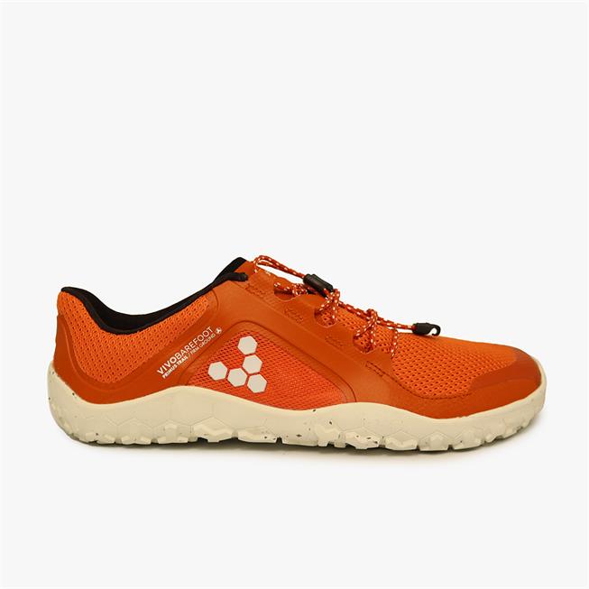 Vivobarefoot PRIMUS TRAIL RECYCLED FG Trail Cipők Férfi Narancssárga | vivo-67852