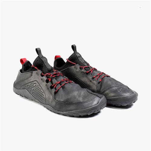 Vivobarefoot PRIMUS TREK Túracipő Férfi Fekete | vivo-97421