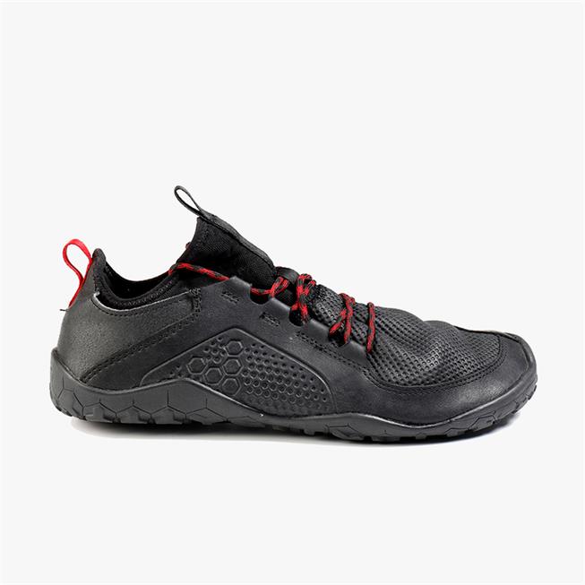 Vivobarefoot PRIMUS TREK Túracipő Férfi Fekete | vivo-97421