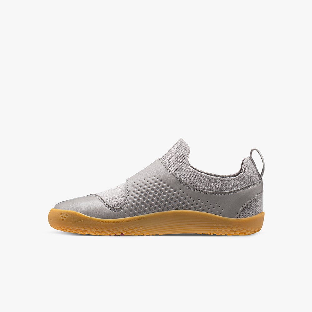 Vivobarefoot Primus Knit II Tornacipő Gyerek Szürke | vivo-07154