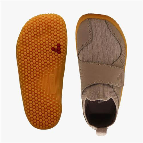 Vivobarefoot Primus Knit II Tornacipő Gyerek Barna | vivo-24678