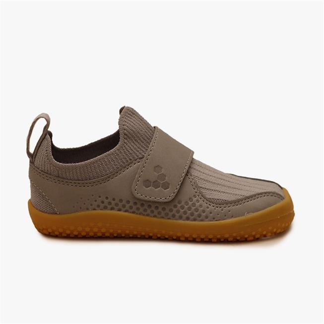 Vivobarefoot Primus Knit II Tornacipő Gyerek Barna | vivo-24678