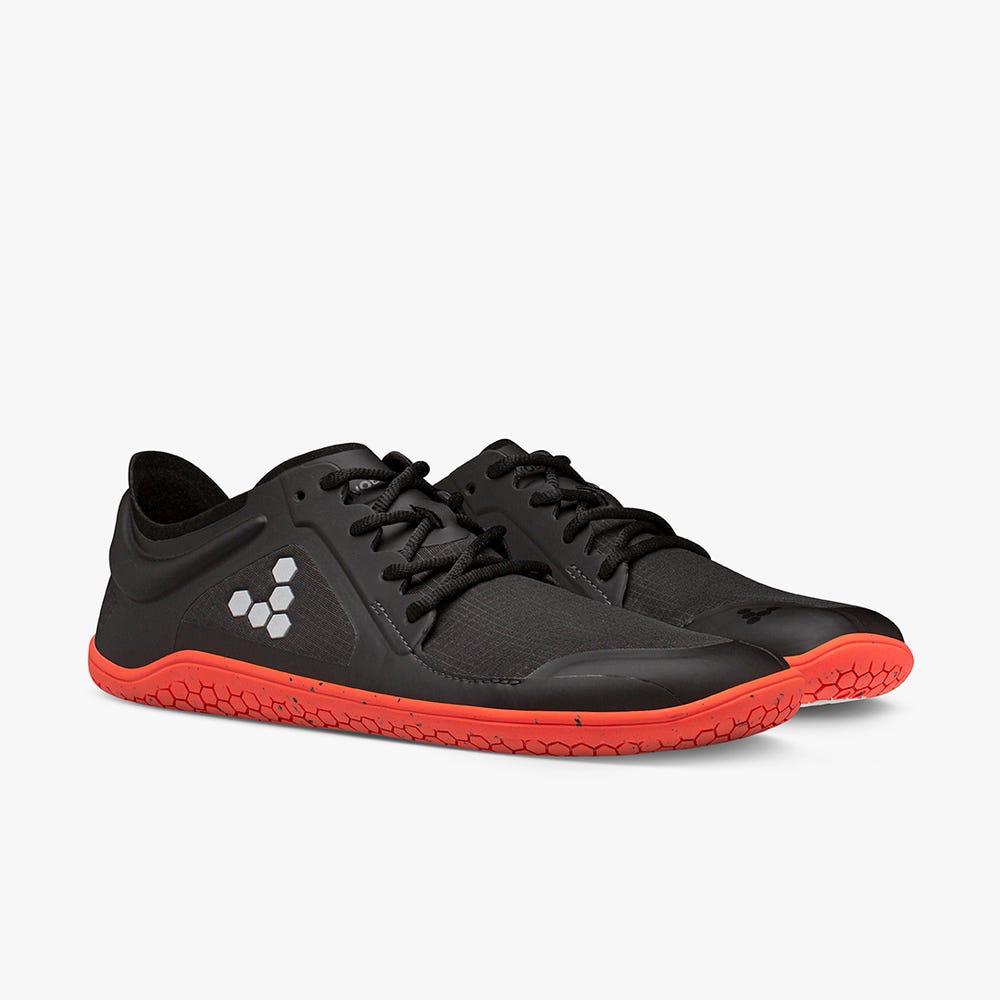 Vivobarefoot Primus Lite III All Weather Futócipő Női Obsidian/Orange | vivo-42798