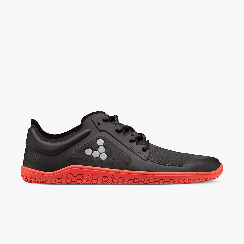 Vivobarefoot Primus Lite III All Weather Futócipő Női Obsidian/Orange | vivo-42798