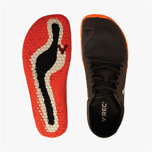 Vivobarefoot Primus Lite III All Weather Futócipő Női Obsidian//Orange | vivo-83716